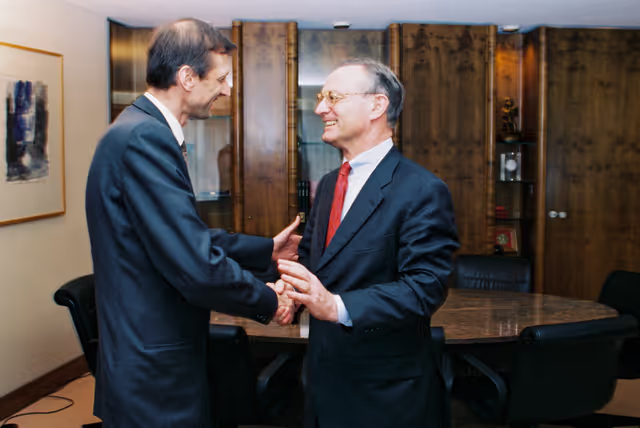 Fotogrāfija 4: Meeting with Klaus HANSCH EP President