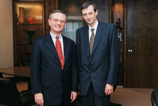 Fotogrāfija 3: Meeting with Klaus HANSCH EP President