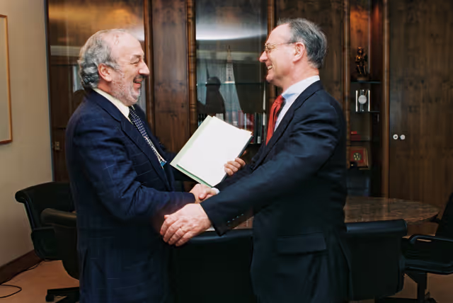 Fotogrāfija 5: Meeting with Klaus HANSCH EP President