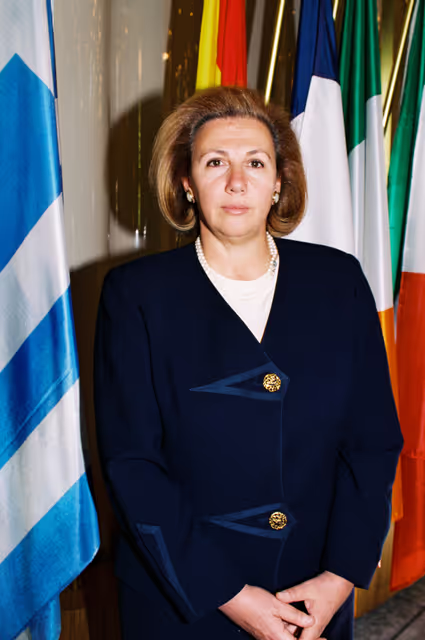 Suriet 13: MEP Katerina DASKALAKI at the European Parliament in Strasbourg