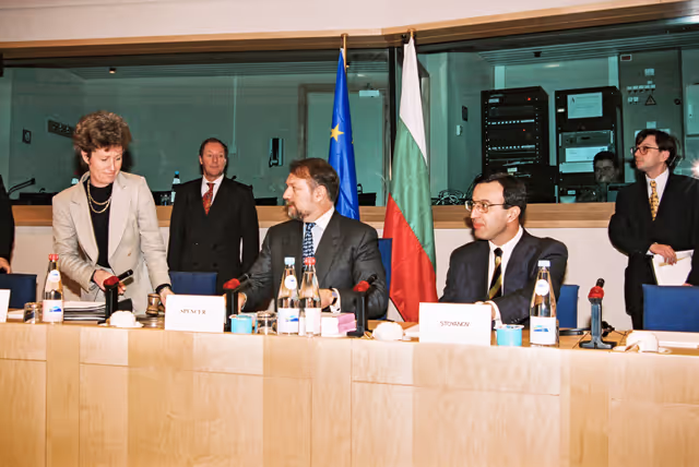 Foto 6: Official Visit of Petar STOYANOV, President of Bulgaria at the European Parliament in Brussels