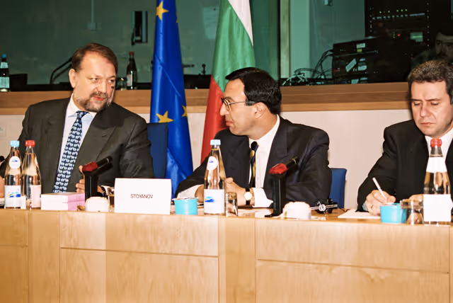 Foto 7: Official Visit of Petar STOYANOV, President of Bulgaria at the European Parliament in Brussels