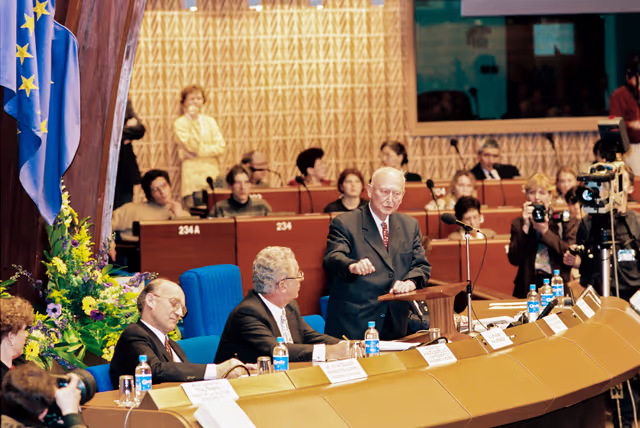 Photo 15: 90th anniversary of Pierre PFLIMLIN, Former EP President