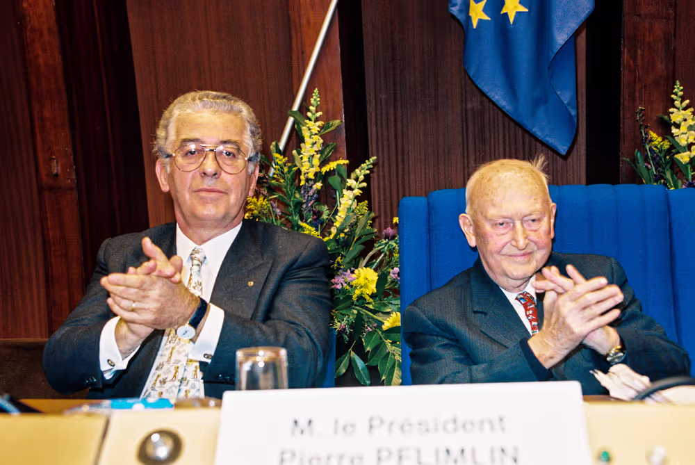 90th anniversary of Pierre PFLIMLIN, Former EP President