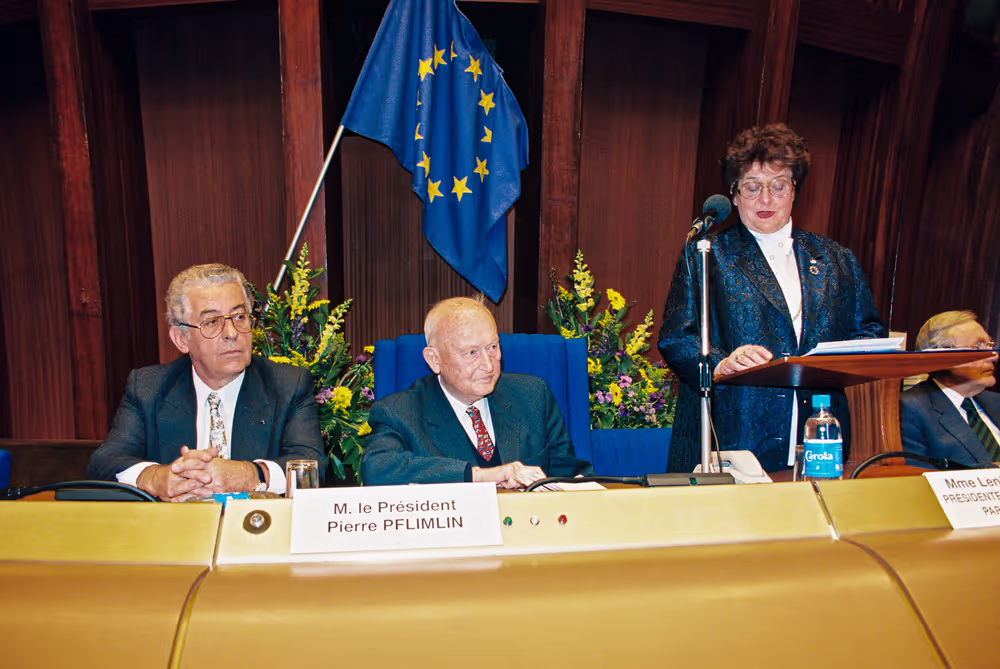 90th anniversary of Pierre PFLIMLIN, Former EP President