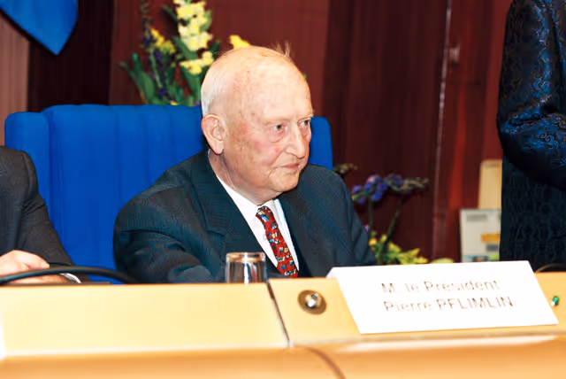 Photo 7: 90th anniversary of Pierre PFLIMLIN, Former EP President