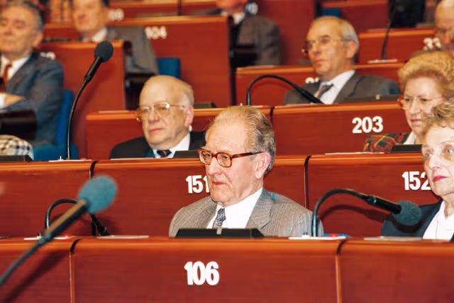 Photo 13: 90th anniversary of Pierre PFLIMLIN, Former EP President