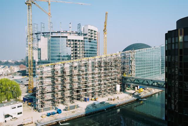Zdjęcie 2: View on the construction site of the LOW building in Strasbourg