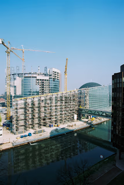 Zdjęcie 4: View on the construction site of the LOW building in Strasbourg