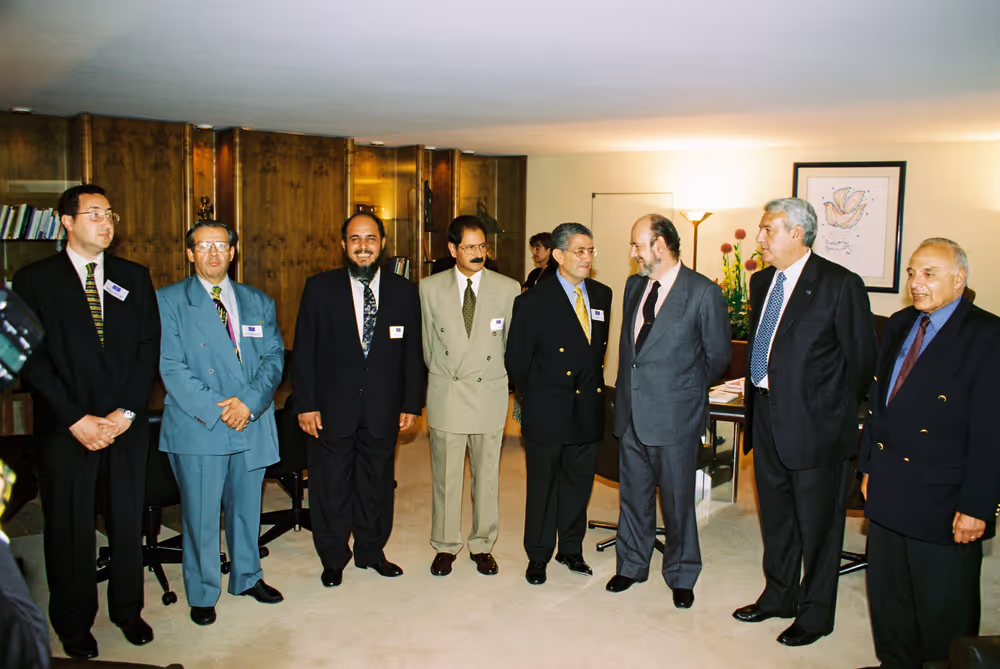 Jose Maria GIL-ROBLES GIL-DELGADO EP President meets Jorge HERNANDEZ MOLLAR