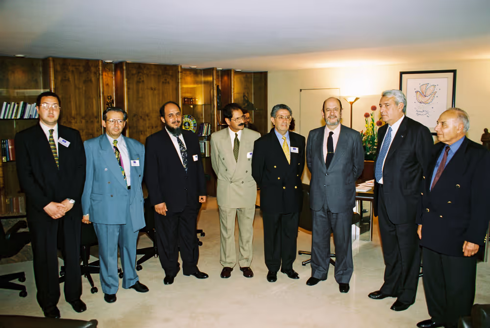 Jose Maria GIL-ROBLES GIL-DELGADO EP President meets Jorge HERNANDEZ MOLLAR