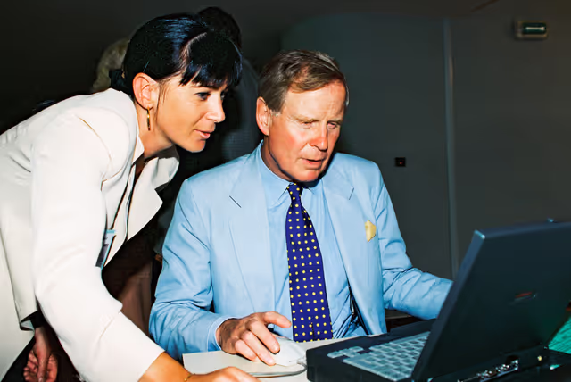 Foto 2: Presentation of the Pax Europa CD-Rom