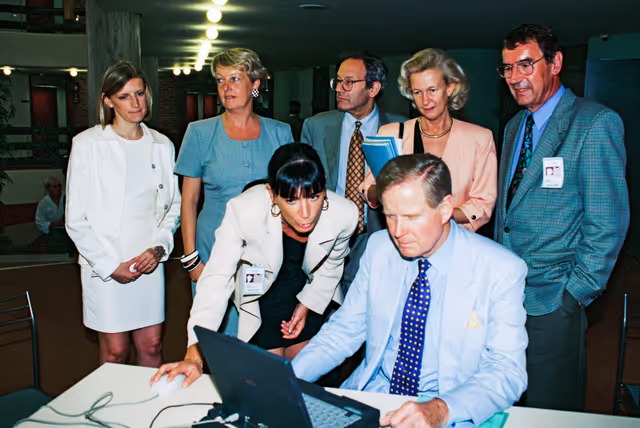 Foto 12: Presentation of the Pax Europa CD-Rom