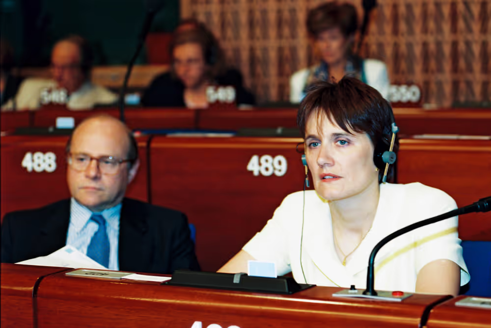 MEP Anne Christine POISSON attends plenary session in Strasbourg