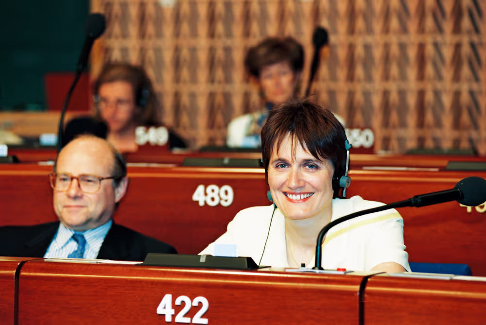 MEP Anne Christine POISSON attends plenary session in Strasbourg