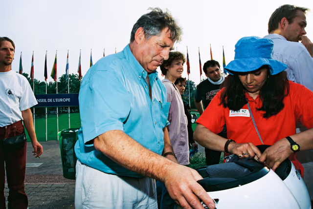 Fotografie 14: Start of a motorbike parade in Strasbourg