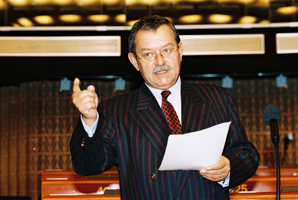 The Austrian Non-Attached MEPs in the hemicycle in Strasbourg