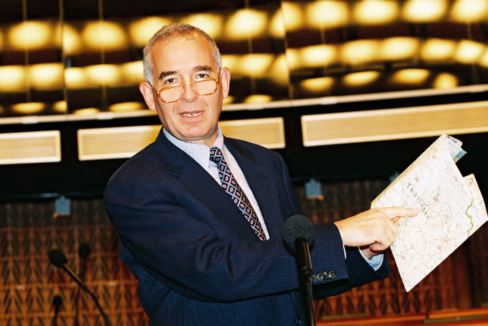 The Austrian Non-Attached MEPs in the hemicycle in Strasbourg