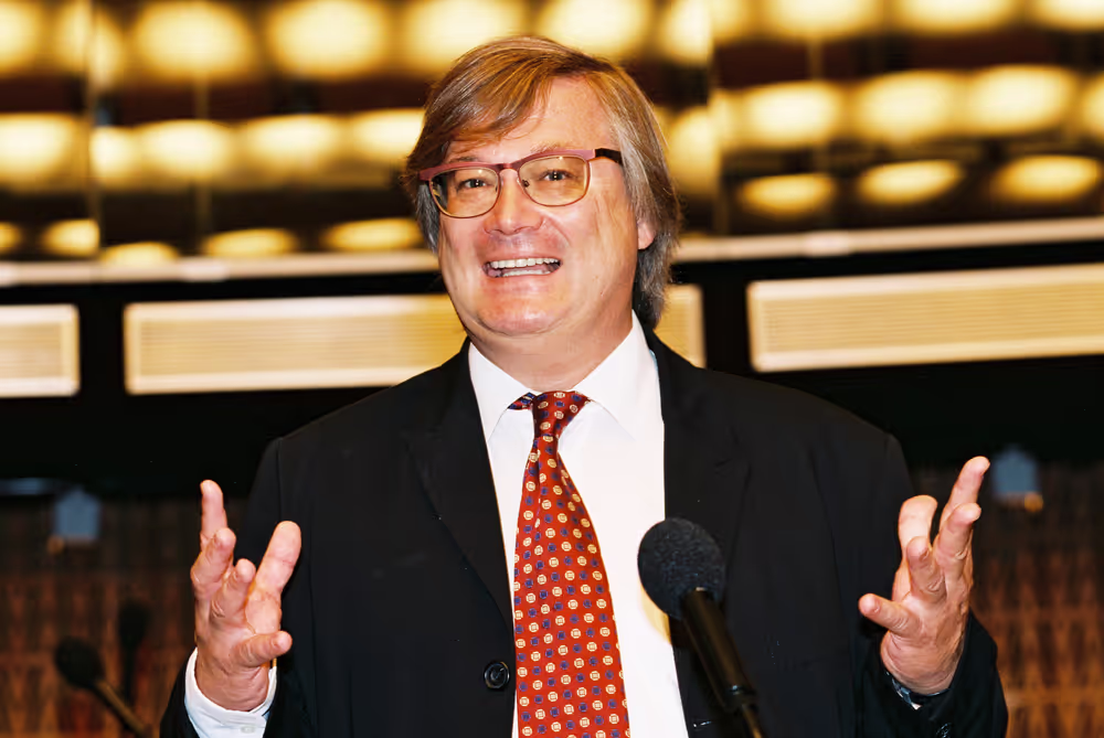The Austrian Non-Attached MEPs in the hemicycle in Strasbourg