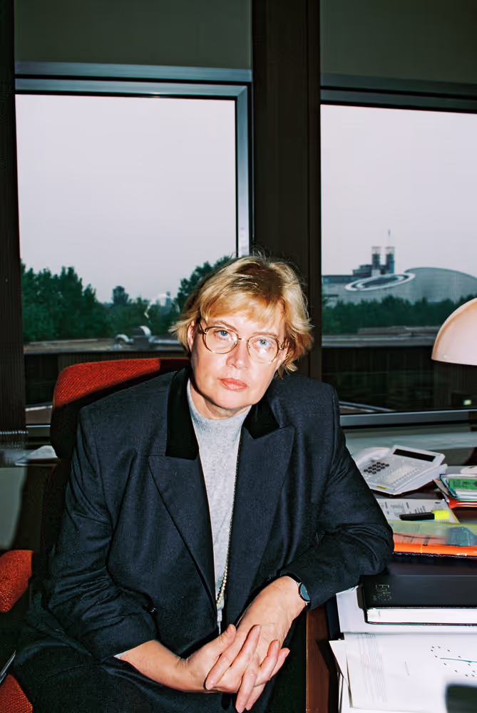 Portrait of MEP Magdalene HOFF in her office in Strasbourg