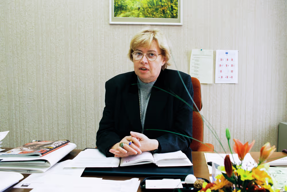 Portrait of MEP Magdalene HOFF in her office in Strasbourg