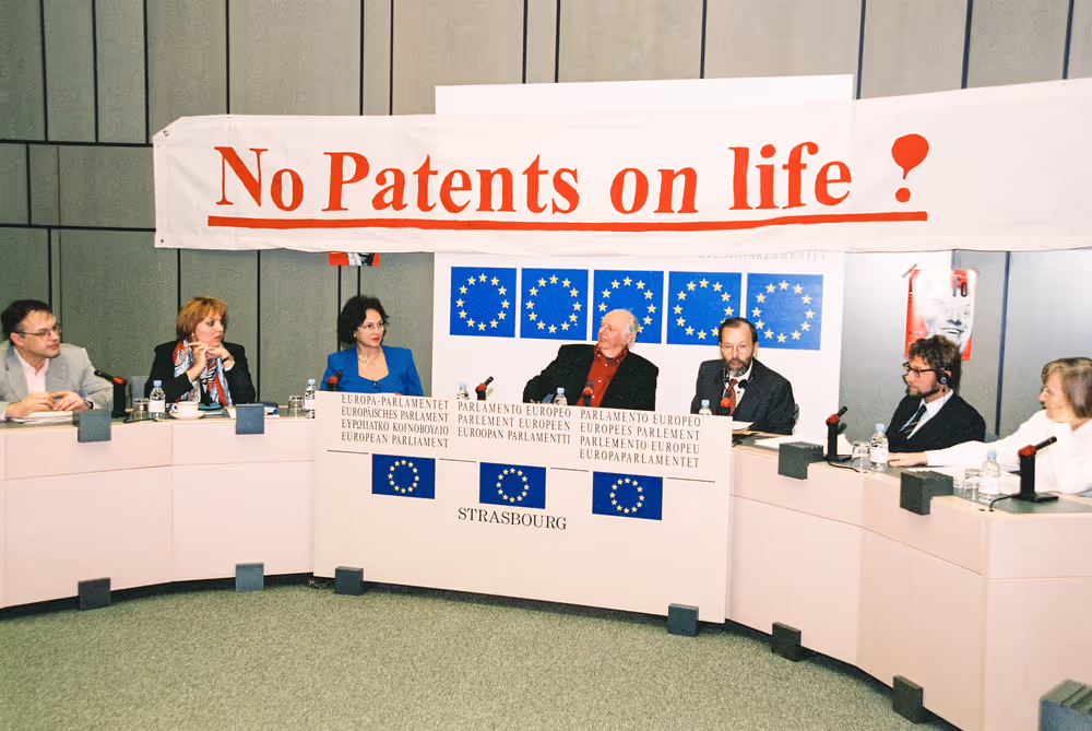Press Conference - No Patents on Life !