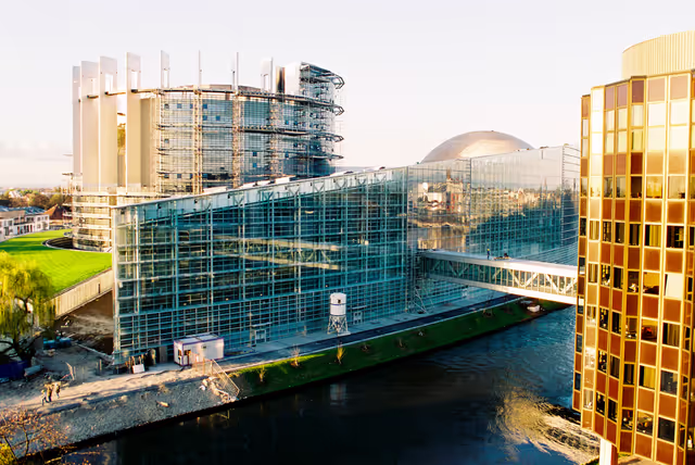 Снимка 5: Construction site of the LOW building in Strasbourg