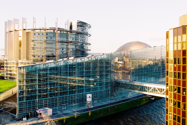 Снимка 4: Construction site of the LOW building in Strasbourg