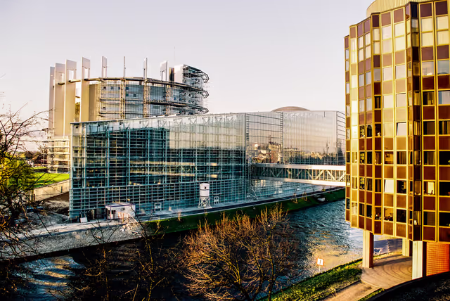Снимка 2: Construction site of the LOW building in Strasbourg