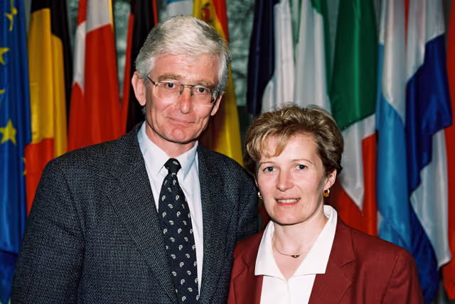Fotografie 11: MEP Reinhard RACK with guests in Strasbourg