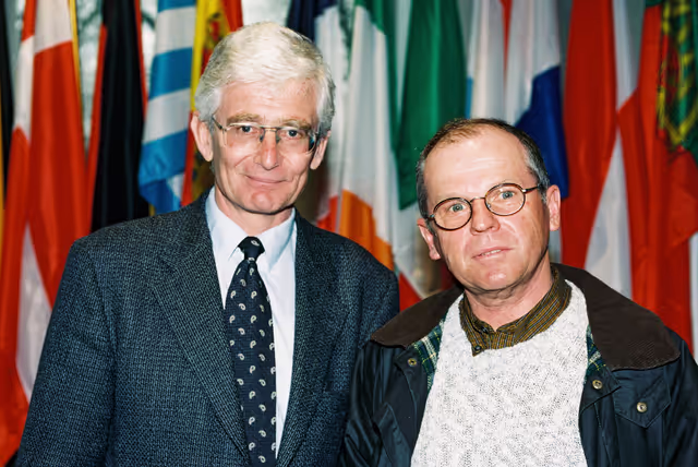 Fotografie 14: MEP Reinhard RACK with guests in Strasbourg