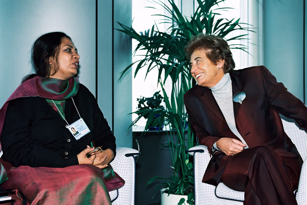 MEP Ursula SCHLEICHER with guests of the EUVP (European Union Visitors Programme)