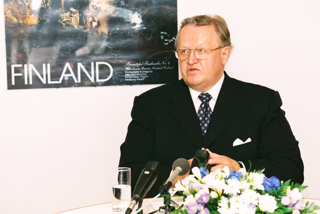 Fotografie 31: Visit of Martti AHTISSARI, President of Finland at the European Parliament in Strasbourg