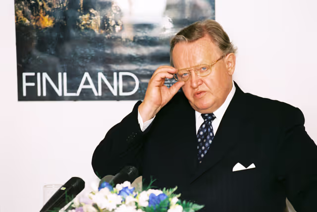 Fotografie 19: Visit of Martti AHTISSARI, President of Finland at the European Parliament in Strasbourg