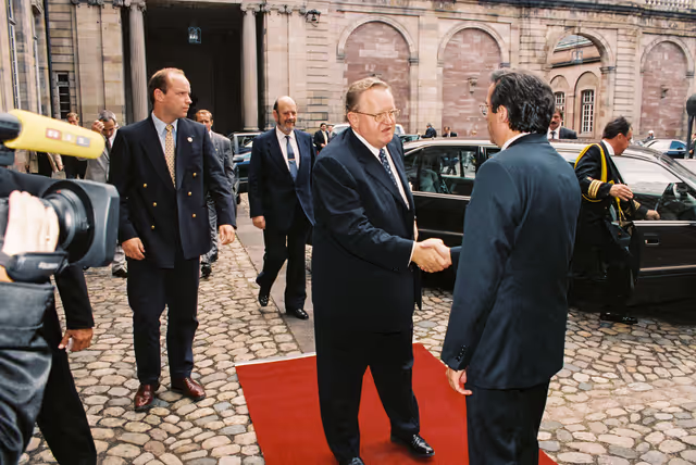 Fotografie 20: Visit of Martti AHTISSARI, President of Finland at the European Parliament in Strasbourg