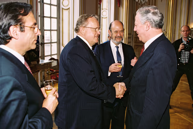 Fotografie 22: Visit of Martti AHTISSARI, President of Finland at the European Parliament in Strasbourg
