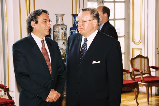 Fotografie 17: Visit of Martti AHTISSARI, President of Finland at the European Parliament in Strasbourg