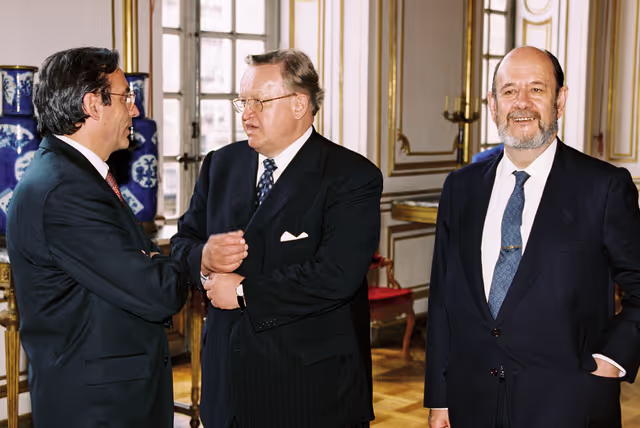 Fotografie 24: Visit of Martti AHTISSARI, President of Finland at the European Parliament in Strasbourg