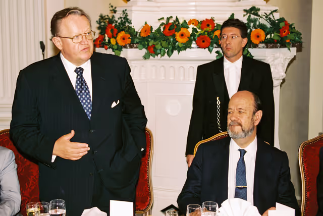 Fotografie 29: Visit of Martti AHTISSARI, President of Finland at the European Parliament in Strasbourg