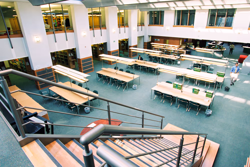 Library at the European Parliament in  Brussels
