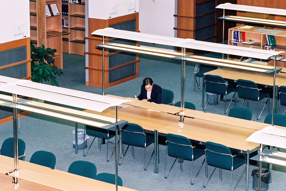 Library at the European Parliament in  Brussels