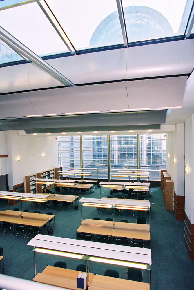 Library at the European Parliament in  Brussels