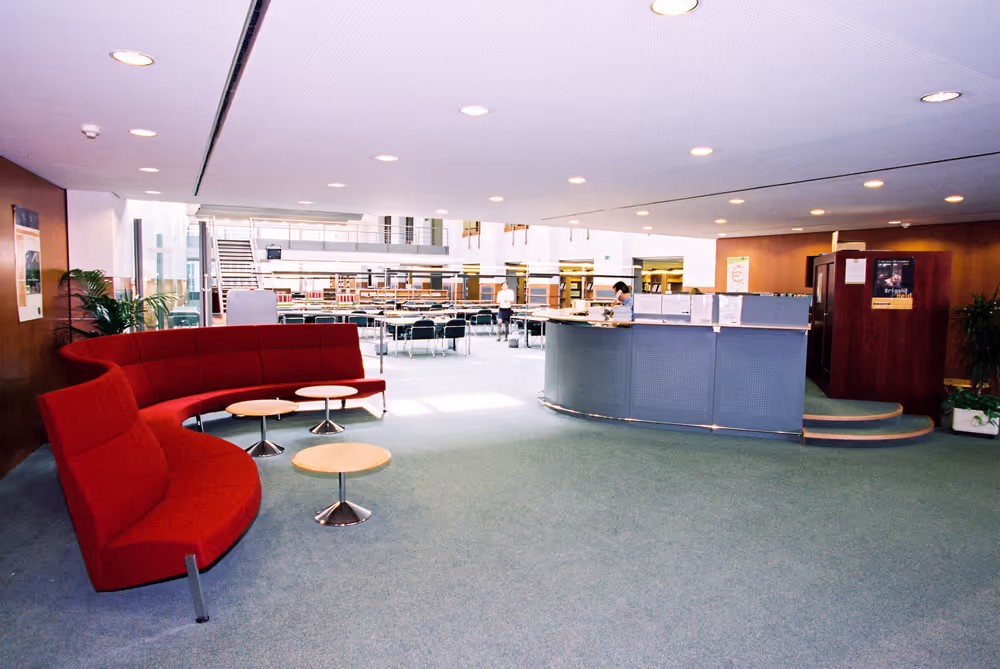 Library at the European Parliament in  Brussels