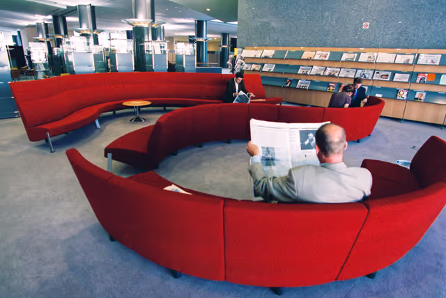 Billede 1: Library at the European Parliament in  Brussels