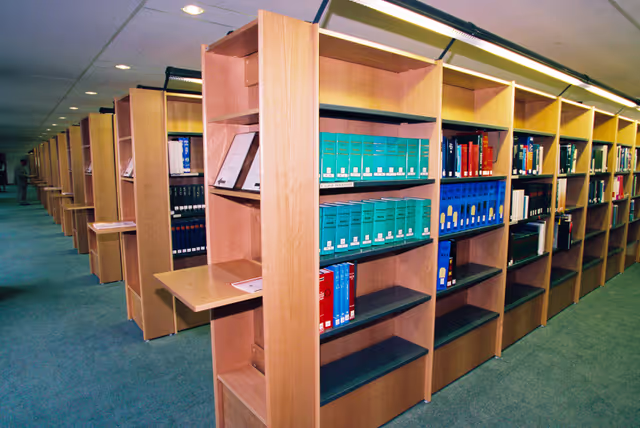 Billede 3: Library at the European Parliament in  Brussels