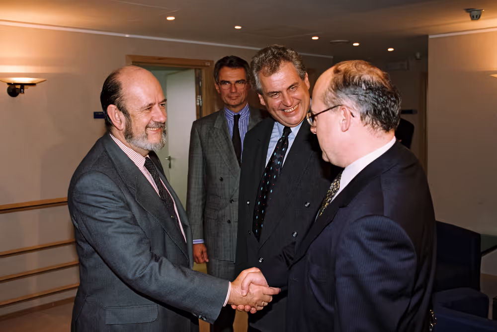 EP President meets with Czech Prime Minister, Mr Milos Zeman