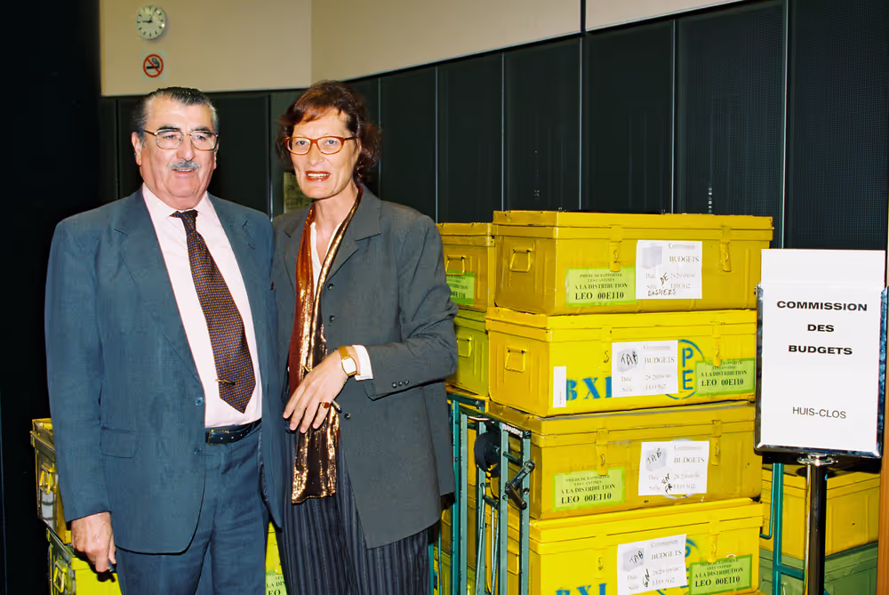 Mep Edith MULLER at the European Parliament in Brussels