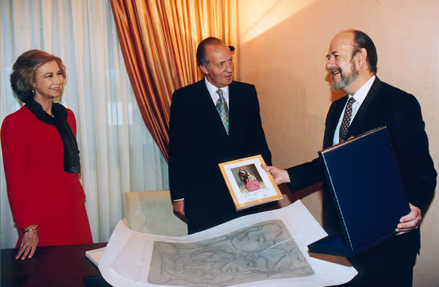 Valokuva 7: Visit of the King and Queen of Spain to the EP in Strasbourg.