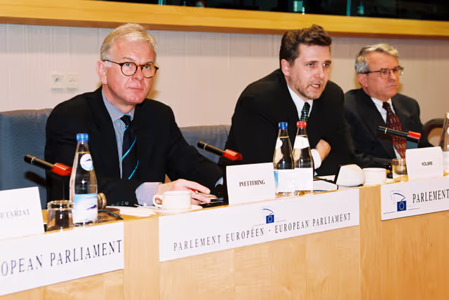 Fotagrafa 12: AFET Committee meeting in Brussels in January 1999
