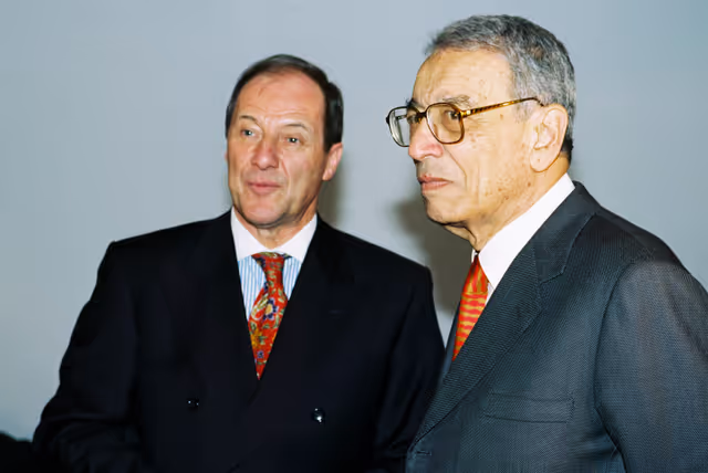 Fotografi 3: EP President meets with Boutros BOUTROS-GHALI, Secretary General of La Francophonie, in Strasbourg